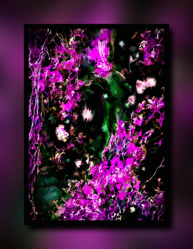 abstract flower image