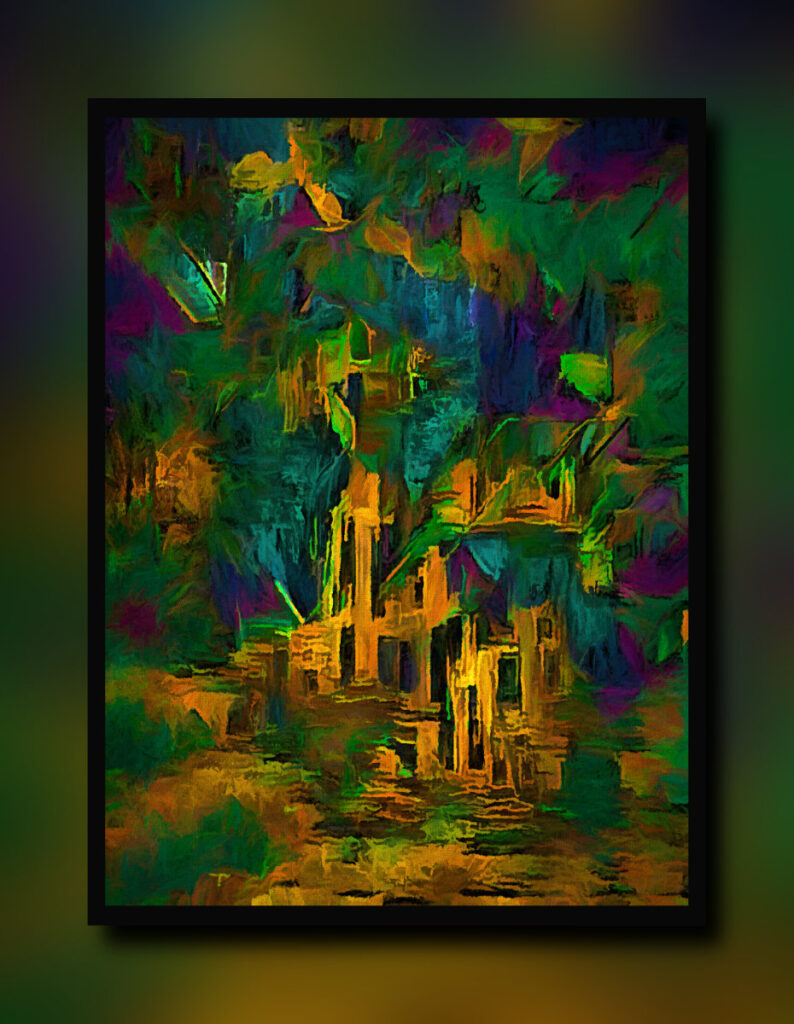 abstract landscape image